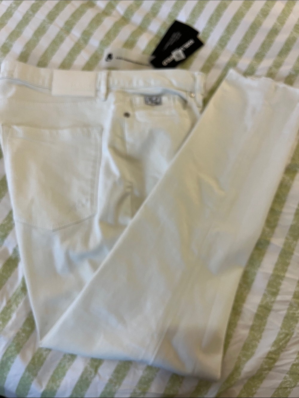 Karl Lagerfeld Women's Straight Leg Jeans - White